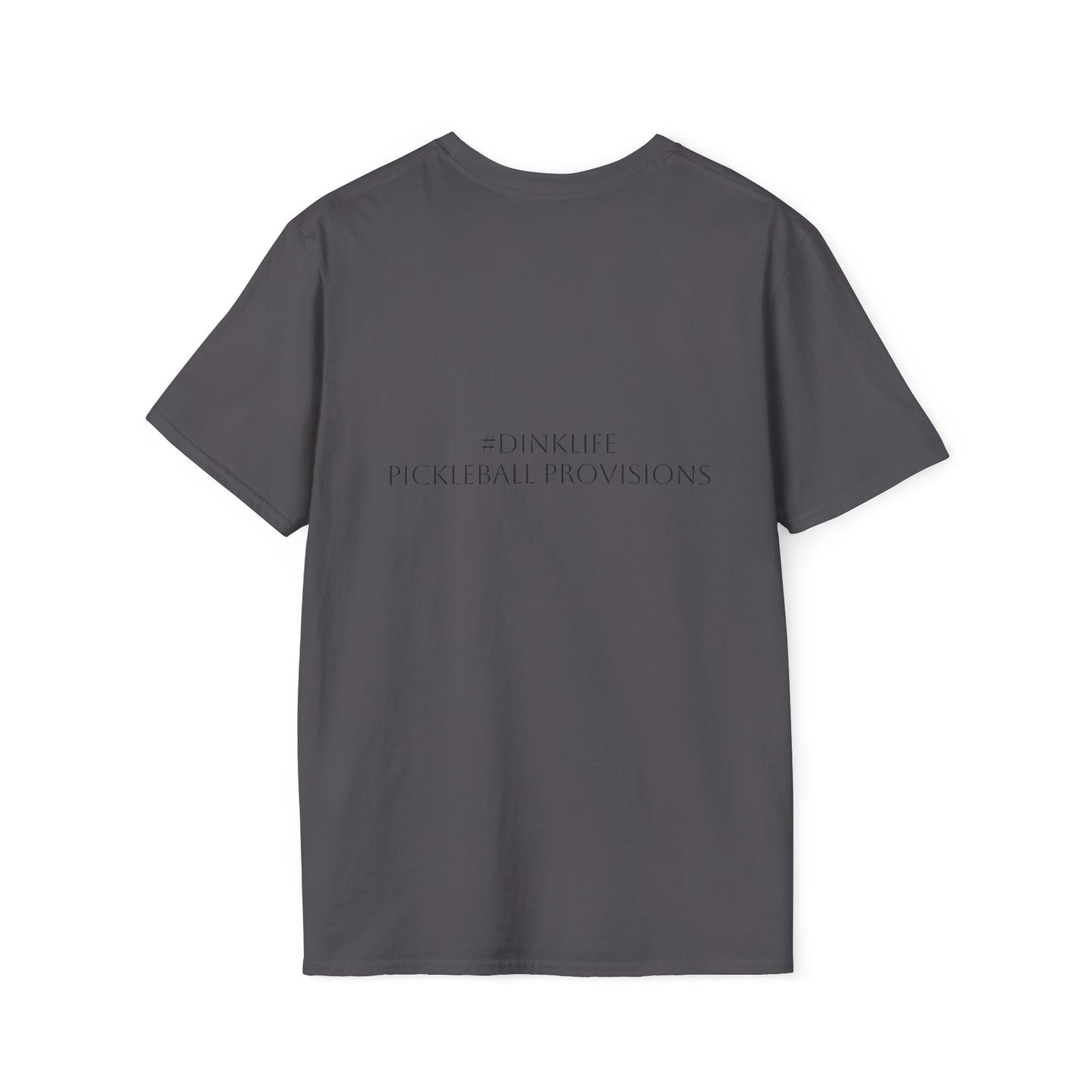 Unisex Softstyle T-Shirt - Dink Responsibly, Fun Casual Wear, Gift for Friends, Drinking Humor Apparel, Everyday Comfort Tee