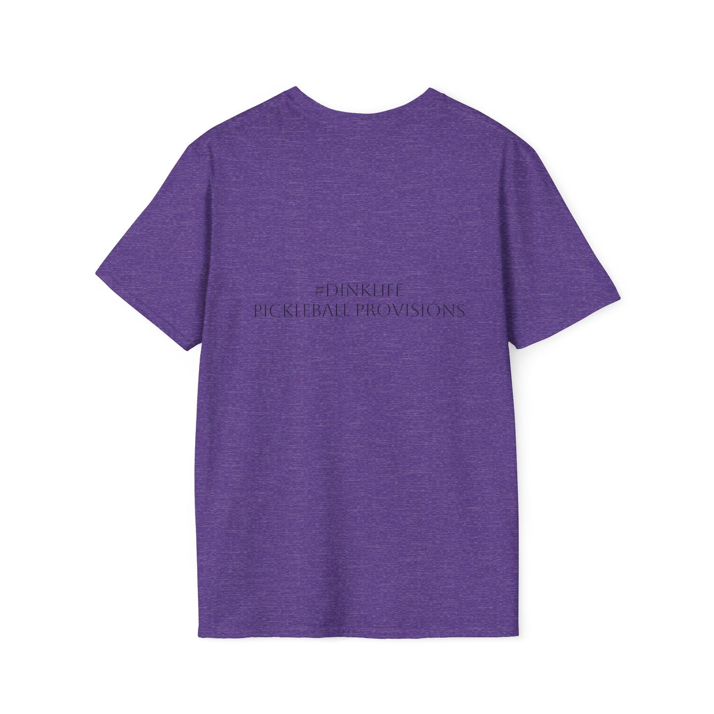 Unisex Softstyle T-Shirt - Dink Responsibly, Fun Casual Wear, Gift for Friends, Drinking Humor Apparel, Everyday Comfort Tee
