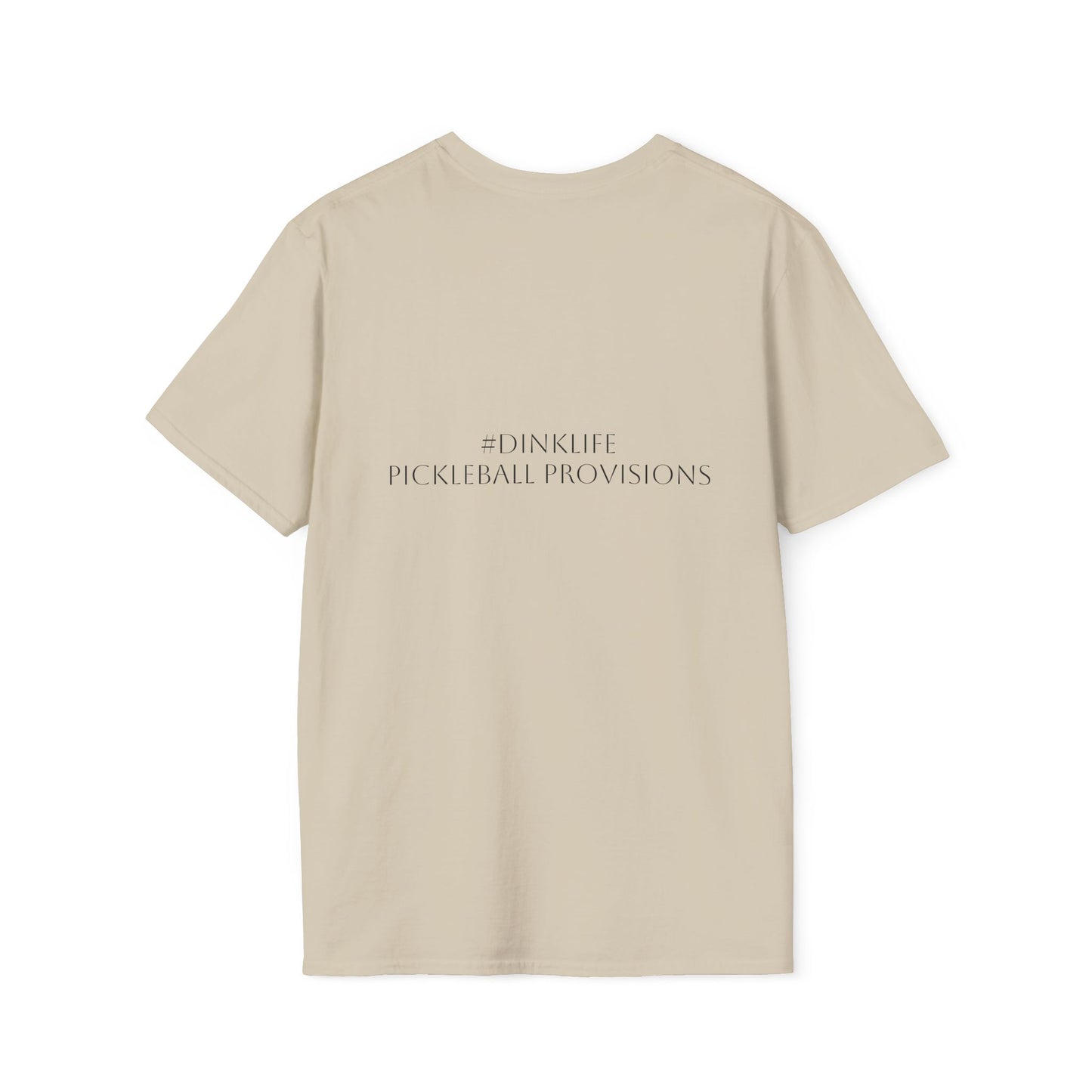 Unisex Softstyle T-Shirt - Dink Responsibly, Fun Casual Wear, Gift for Friends, Drinking Humor Apparel, Everyday Comfort Tee