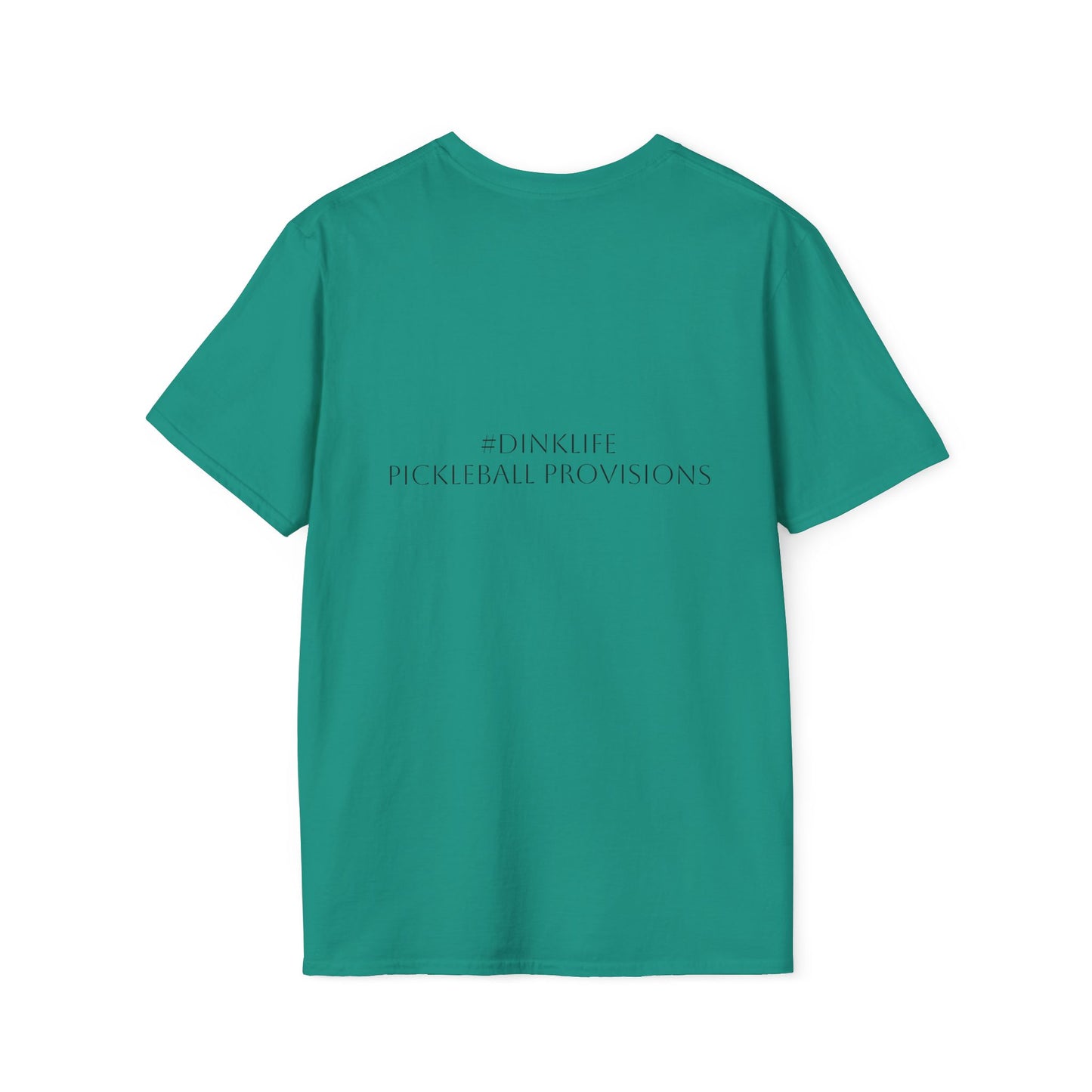 Unisex Softstyle T-Shirt - Dink Responsibly, Fun Casual Wear, Gift for Friends, Drinking Humor Apparel, Everyday Comfort Tee