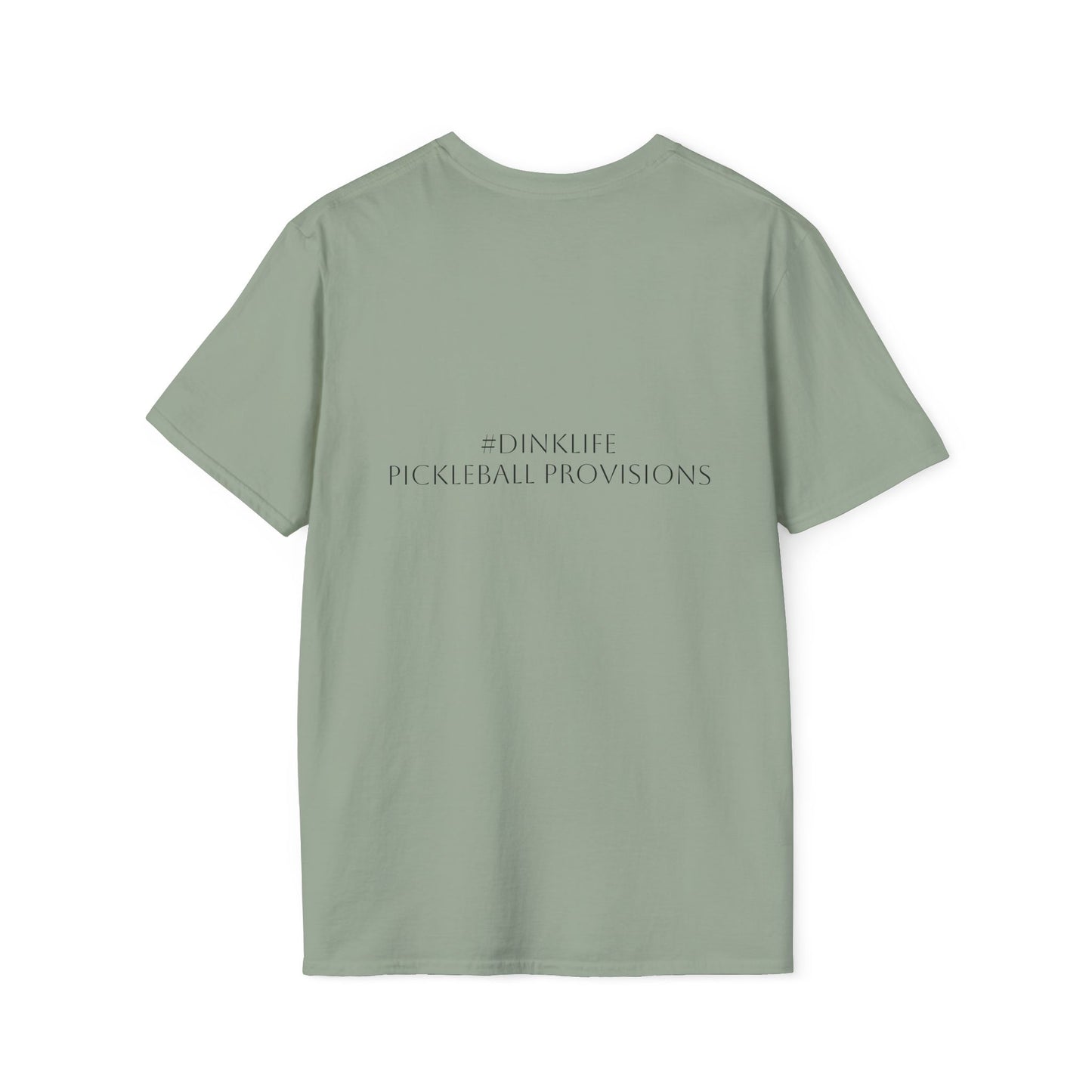 Unisex Softstyle T-Shirt - Dink Responsibly, Fun Casual Wear, Gift for Friends, Drinking Humor Apparel, Everyday Comfort Tee