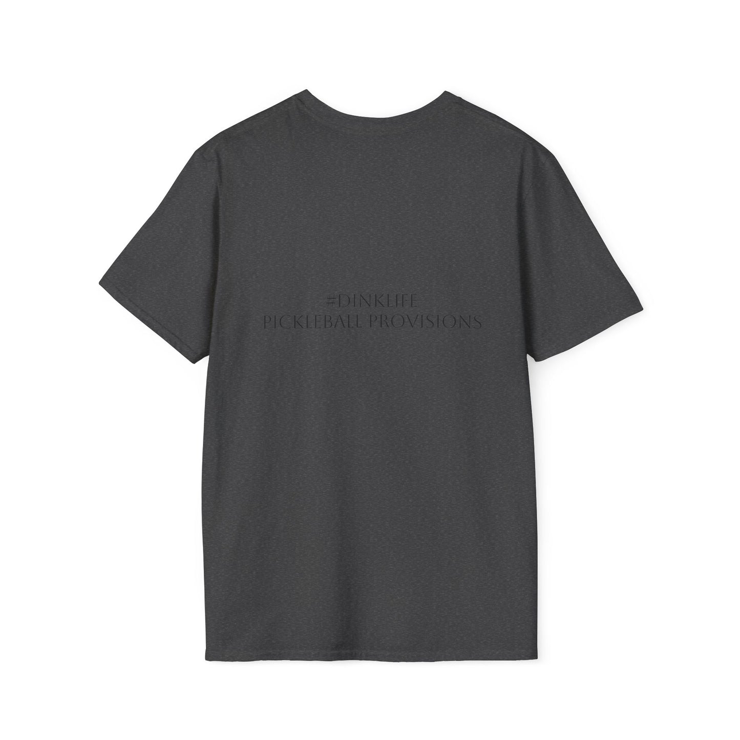 Unisex Softstyle T-Shirt - Dink Responsibly, Fun Casual Wear, Gift for Friends, Drinking Humor Apparel, Everyday Comfort Tee