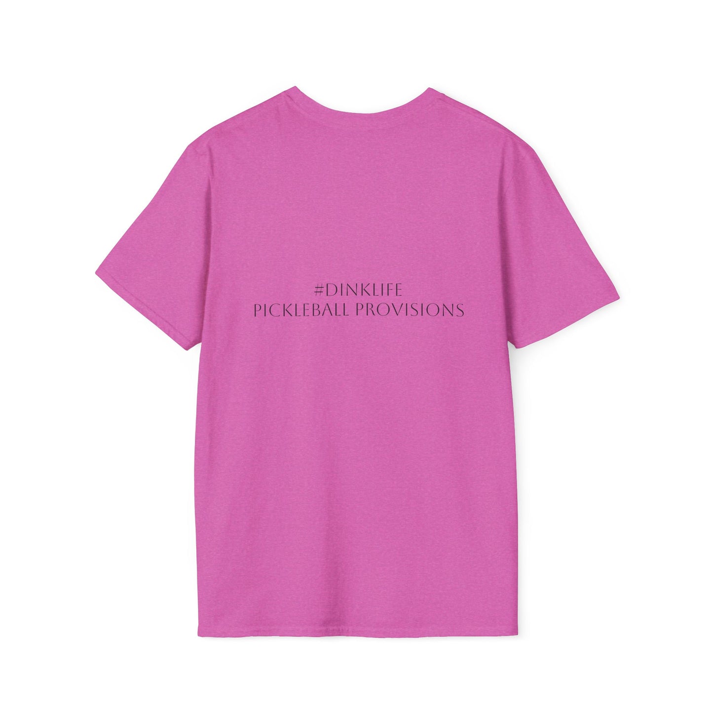 Unisex Softstyle T-Shirt - Dink Responsibly, Fun Casual Wear, Gift for Friends, Drinking Humor Apparel, Everyday Comfort Tee