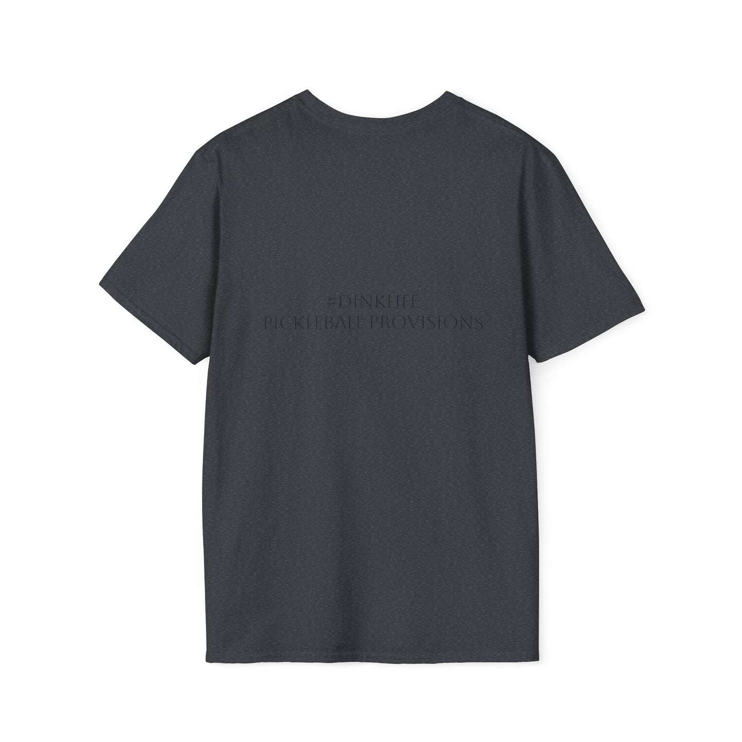 Unisex Softstyle T-Shirt - Dink Responsibly, Fun Casual Wear, Gift for Friends, Drinking Humor Apparel, Everyday Comfort Tee