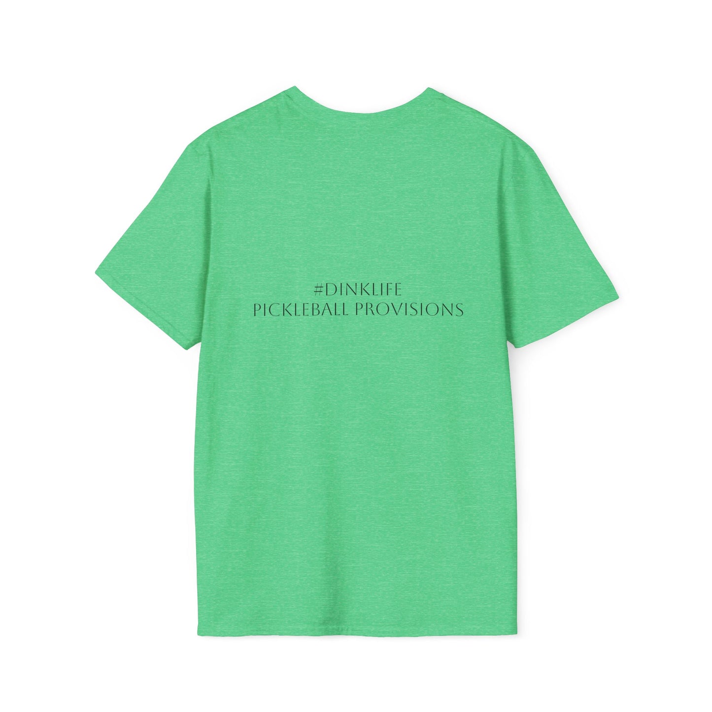 Unisex Softstyle T-Shirt - Dink Responsibly, Fun Casual Wear, Gift for Friends, Drinking Humor Apparel, Everyday Comfort Tee
