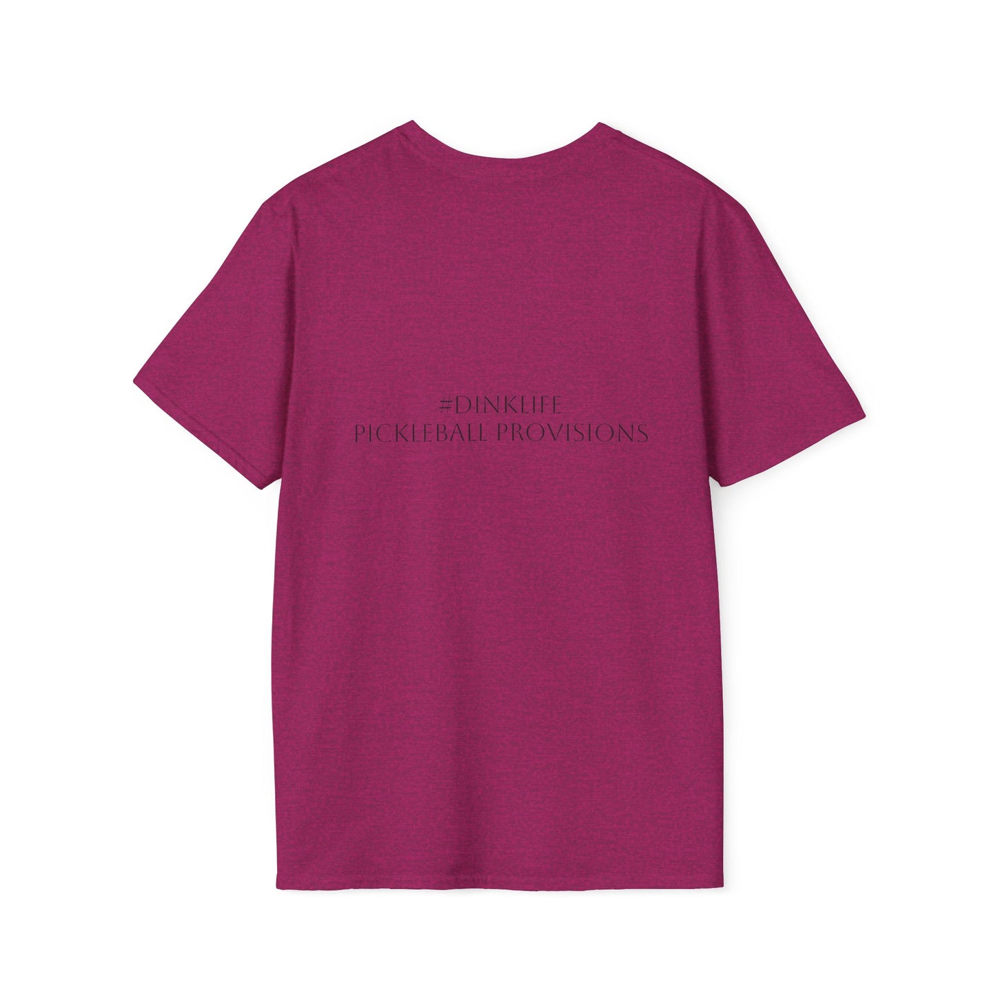 Unisex Softstyle T-Shirt - Dink Responsibly, Fun Casual Wear, Gift for Friends, Drinking Humor Apparel, Everyday Comfort Tee