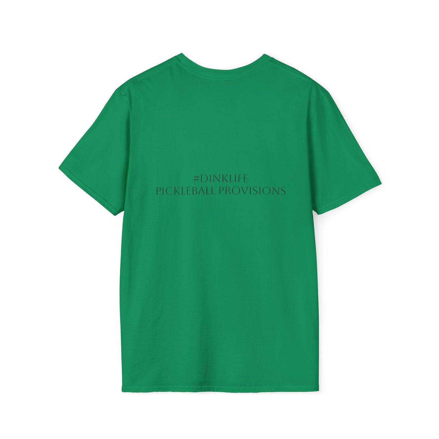 Unisex Softstyle T-Shirt - Dink Responsibly, Fun Casual Wear, Gift for Friends, Drinking Humor Apparel, Everyday Comfort Tee