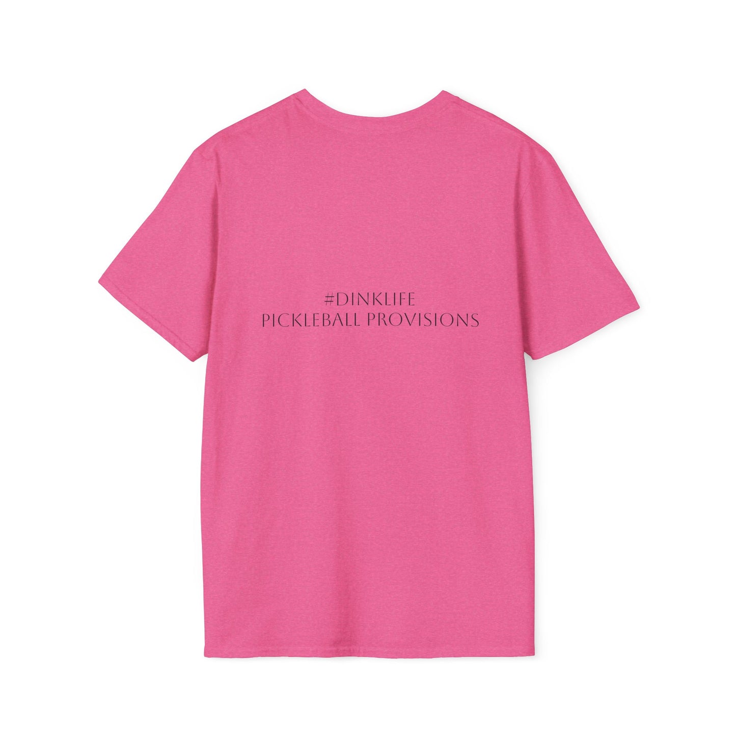Unisex Softstyle T-Shirt - Dink Responsibly, Fun Casual Wear, Gift for Friends, Drinking Humor Apparel, Everyday Comfort Tee