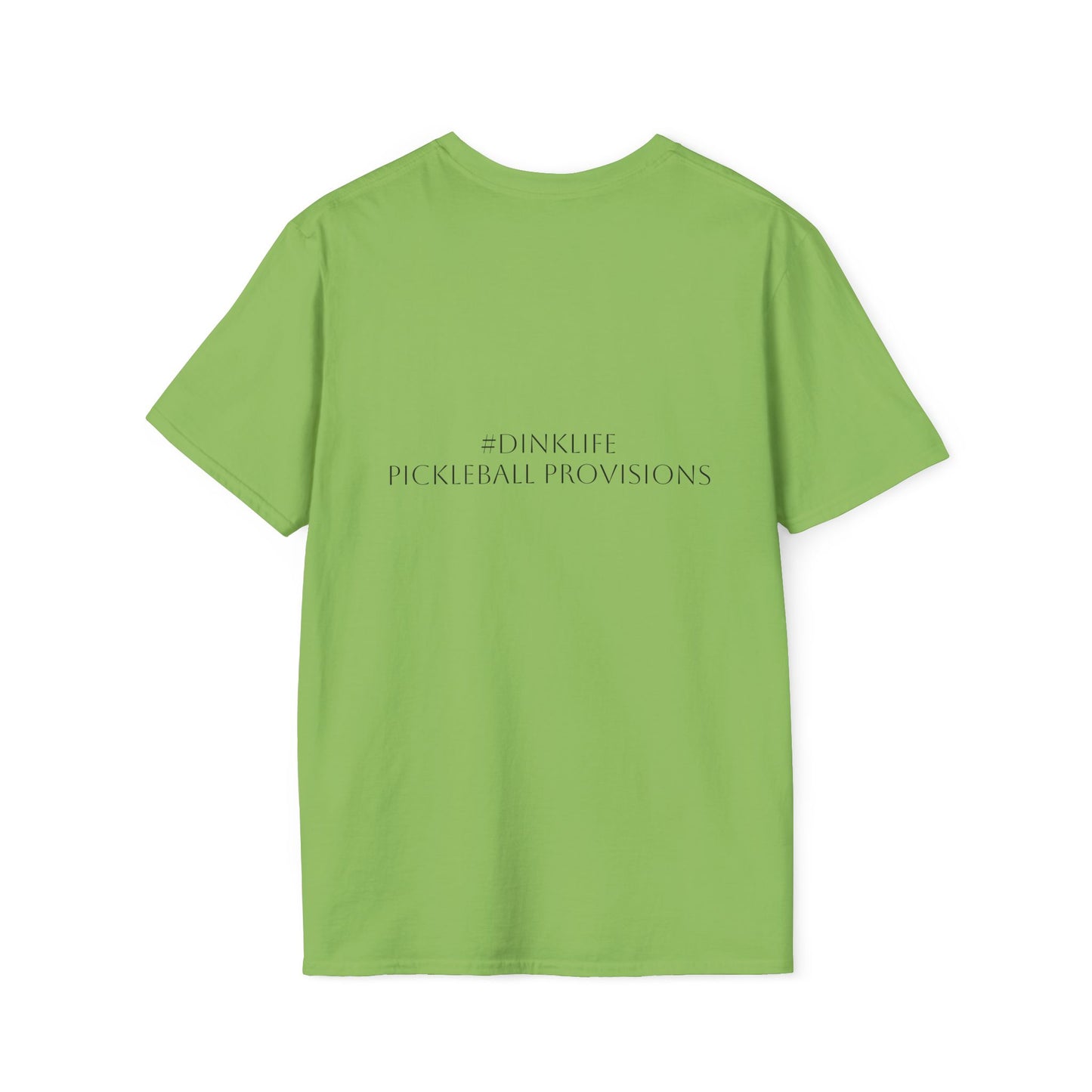 Unisex Softstyle T-Shirt - Dink Responsibly, Fun Casual Wear, Gift for Friends, Drinking Humor Apparel, Everyday Comfort Tee