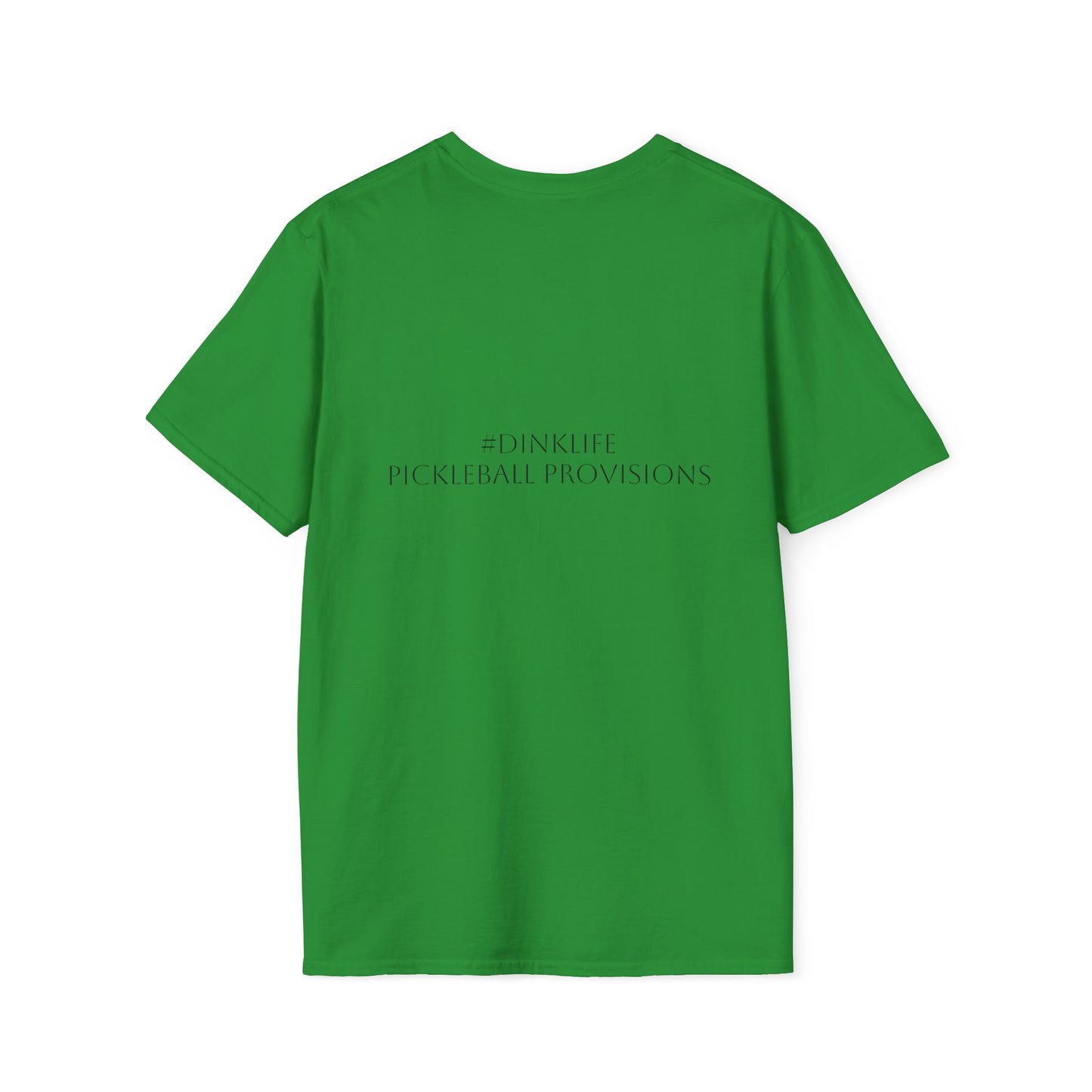 Unisex Softstyle T-Shirt - Dink Responsibly, Fun Casual Wear, Gift for Friends, Drinking Humor Apparel, Everyday Comfort Tee