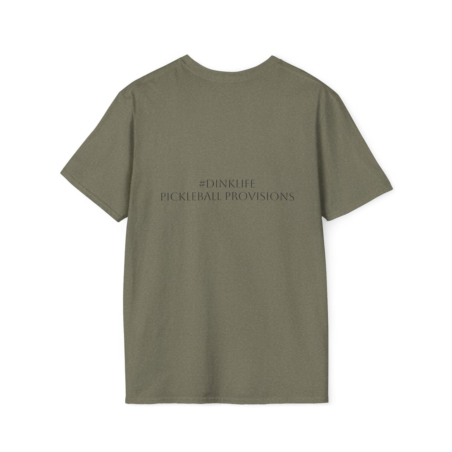 Unisex Softstyle T-Shirt - Dink Responsibly, Fun Casual Wear, Gift for Friends, Drinking Humor Apparel, Everyday Comfort Tee