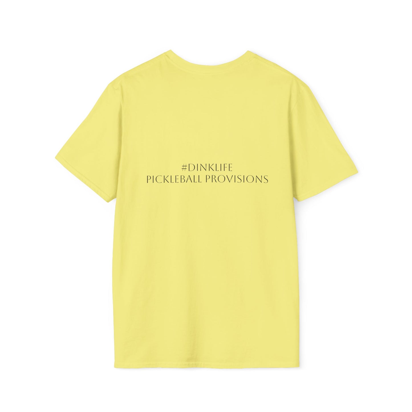 Unisex Softstyle T-Shirt - Dink Responsibly, Fun Casual Wear, Gift for Friends, Drinking Humor Apparel, Everyday Comfort Tee