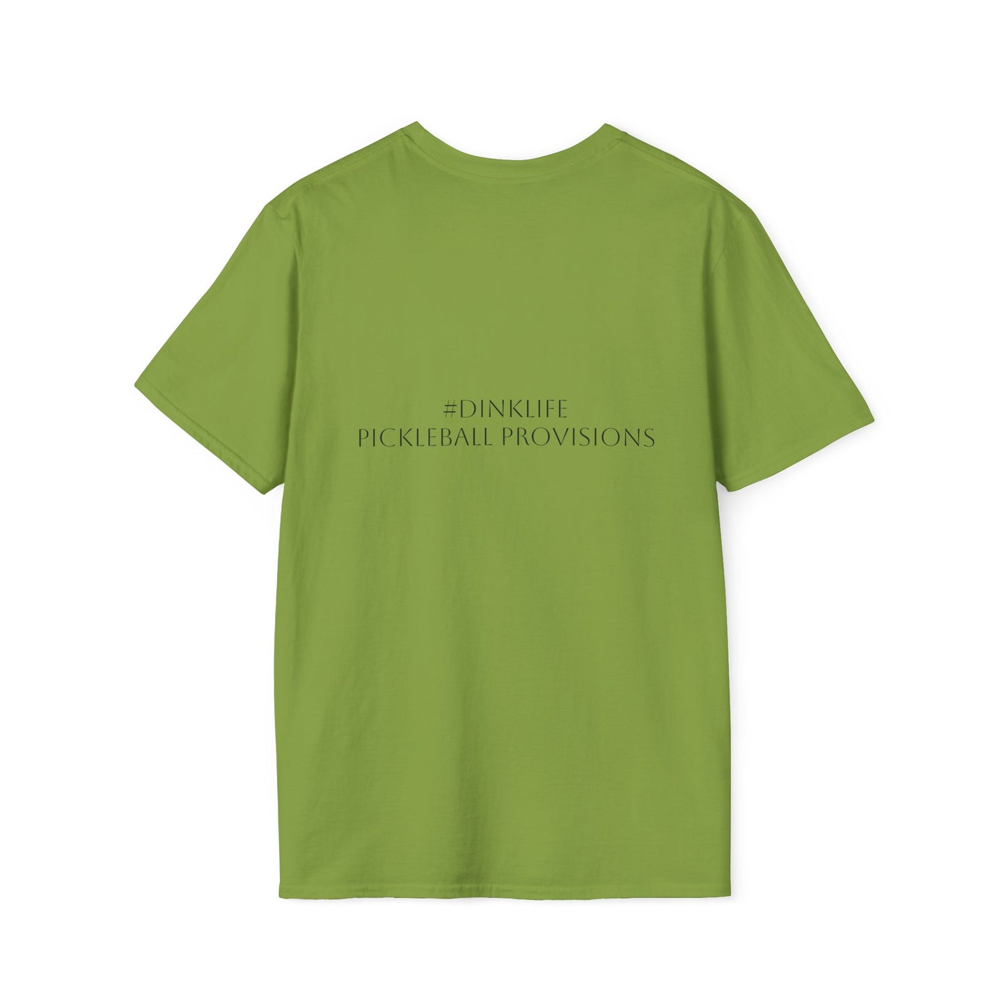 Unisex Softstyle T-Shirt - Dink Responsibly, Fun Casual Wear, Gift for Friends, Drinking Humor Apparel, Everyday Comfort Tee