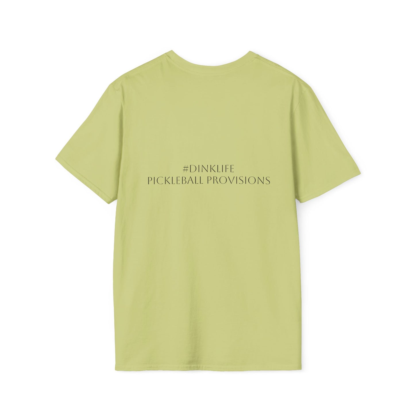 Unisex Softstyle T-Shirt - Dink Responsibly, Fun Casual Wear, Gift for Friends, Drinking Humor Apparel, Everyday Comfort Tee
