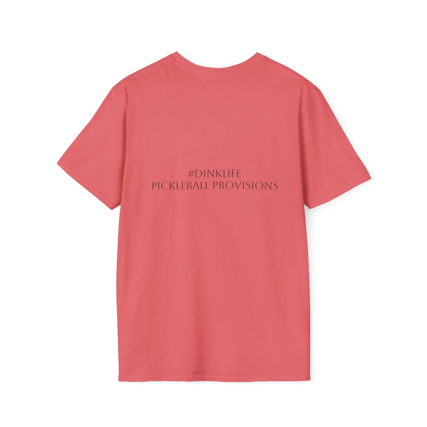 Unisex Softstyle T-Shirt - Dink Responsibly, Fun Casual Wear, Gift for Friends, Drinking Humor Apparel, Everyday Comfort Tee