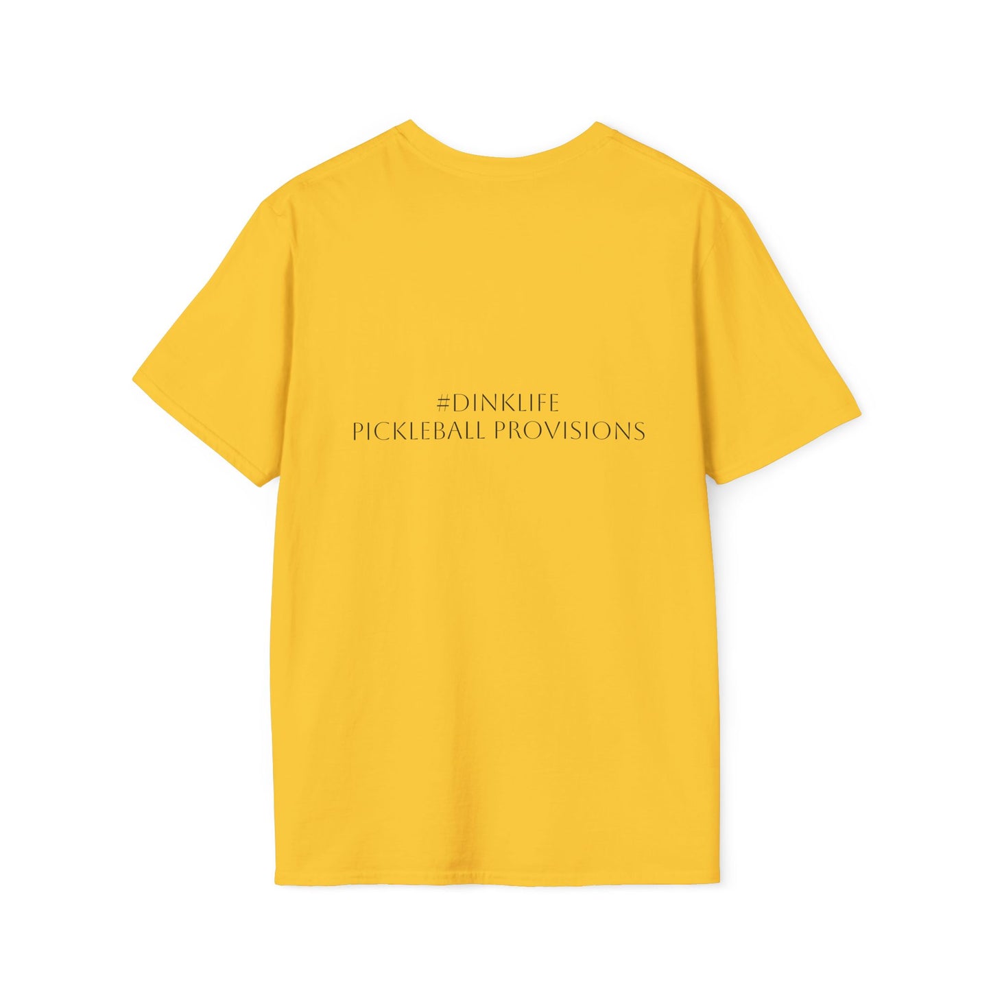 Unisex Softstyle T-Shirt - Dink Responsibly, Fun Casual Wear, Gift for Friends, Drinking Humor Apparel, Everyday Comfort Tee