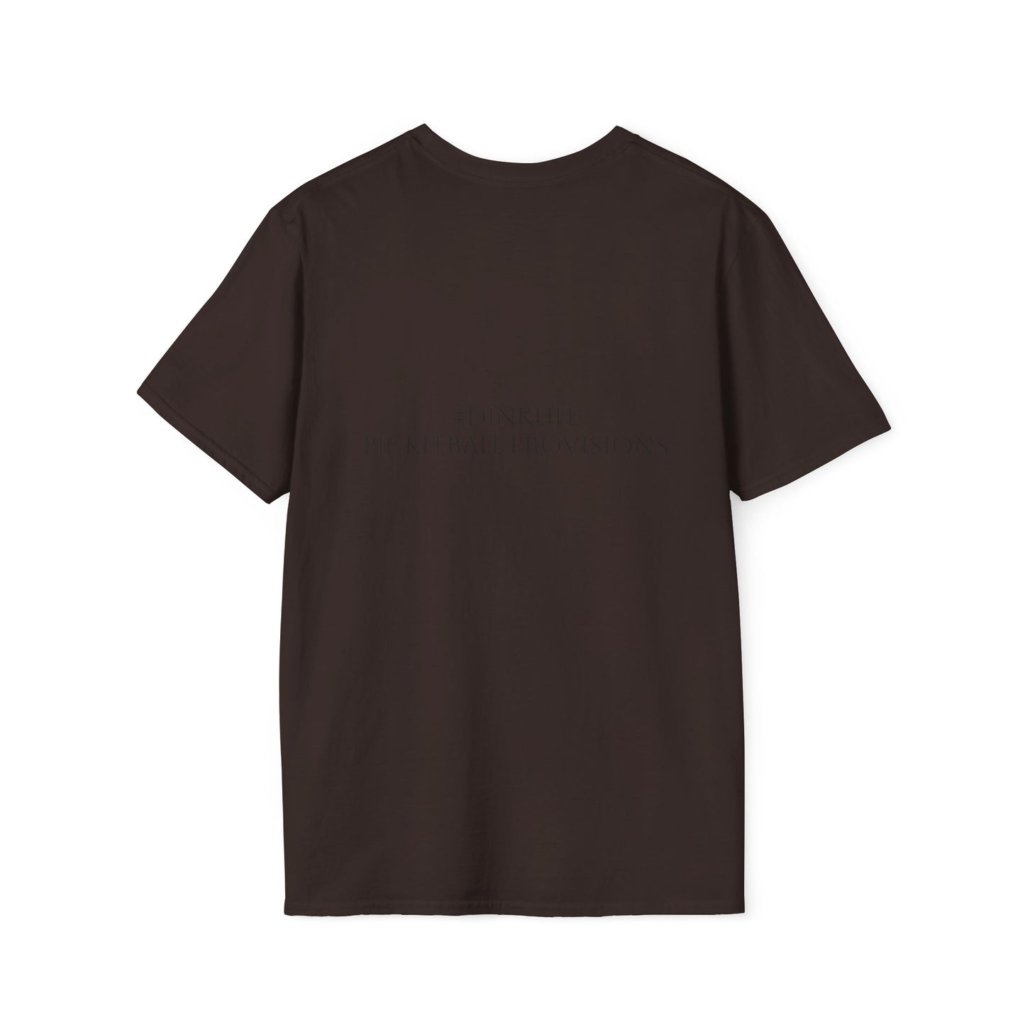 Unisex Softstyle T-Shirt - Dink Responsibly, Fun Casual Wear, Gift for Friends, Drinking Humor Apparel, Everyday Comfort Tee