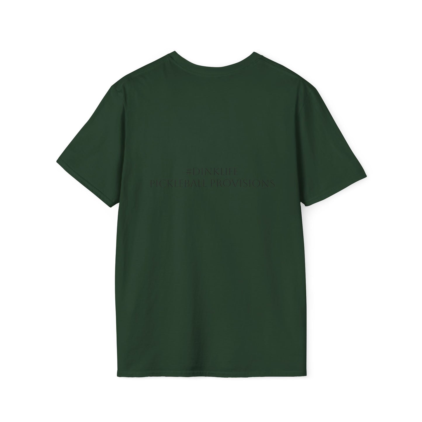 Unisex Softstyle T-Shirt - Dink Responsibly, Fun Casual Wear, Gift for Friends, Drinking Humor Apparel, Everyday Comfort Tee