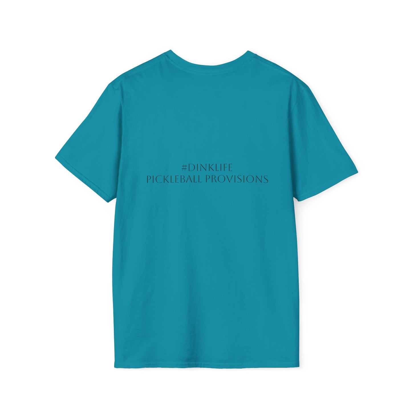 Unisex Softstyle T-Shirt - Dink Responsibly, Fun Casual Wear, Gift for Friends, Drinking Humor Apparel, Everyday Comfort Tee