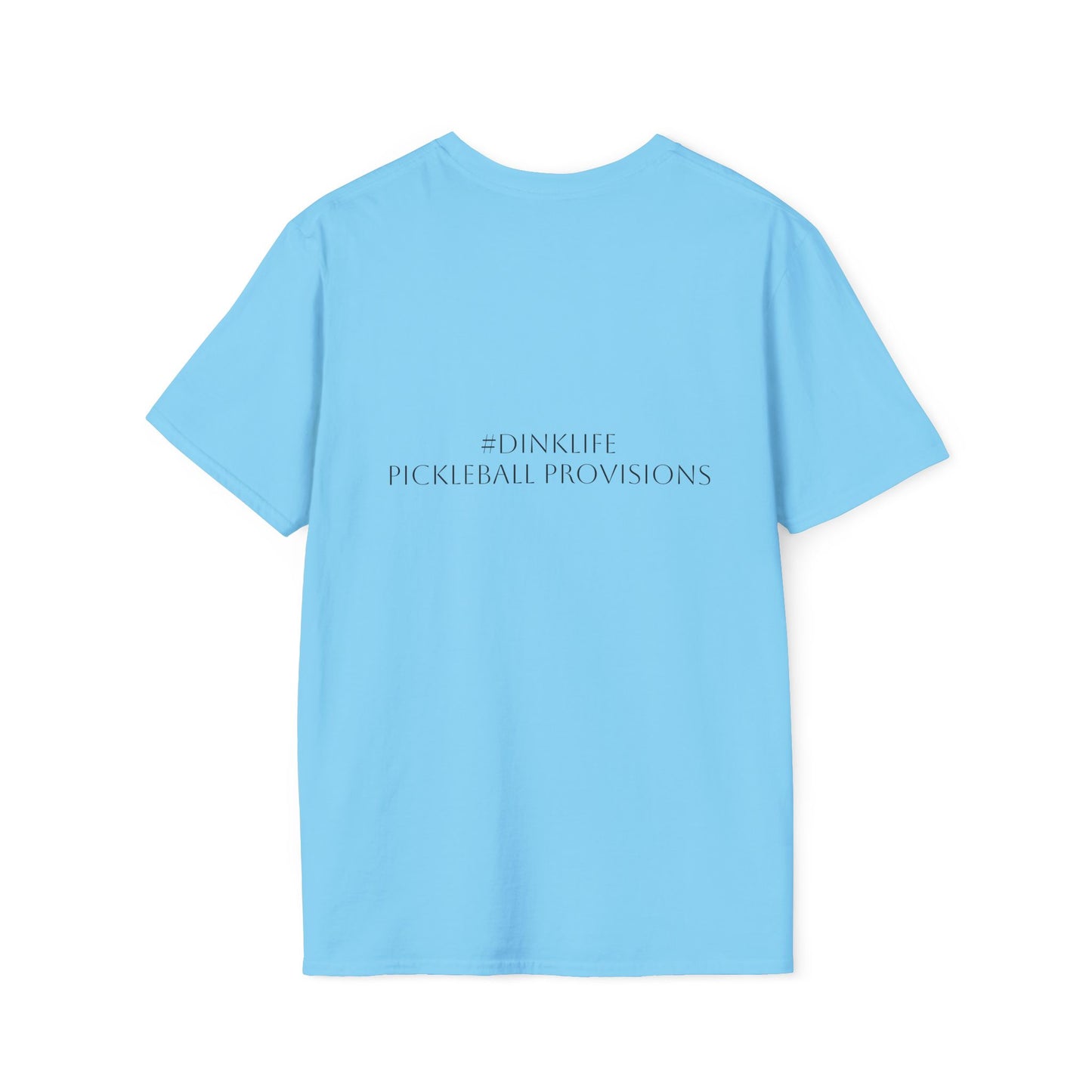 Unisex Softstyle T-Shirt - Dink Responsibly, Fun Casual Wear, Gift for Friends, Drinking Humor Apparel, Everyday Comfort Tee