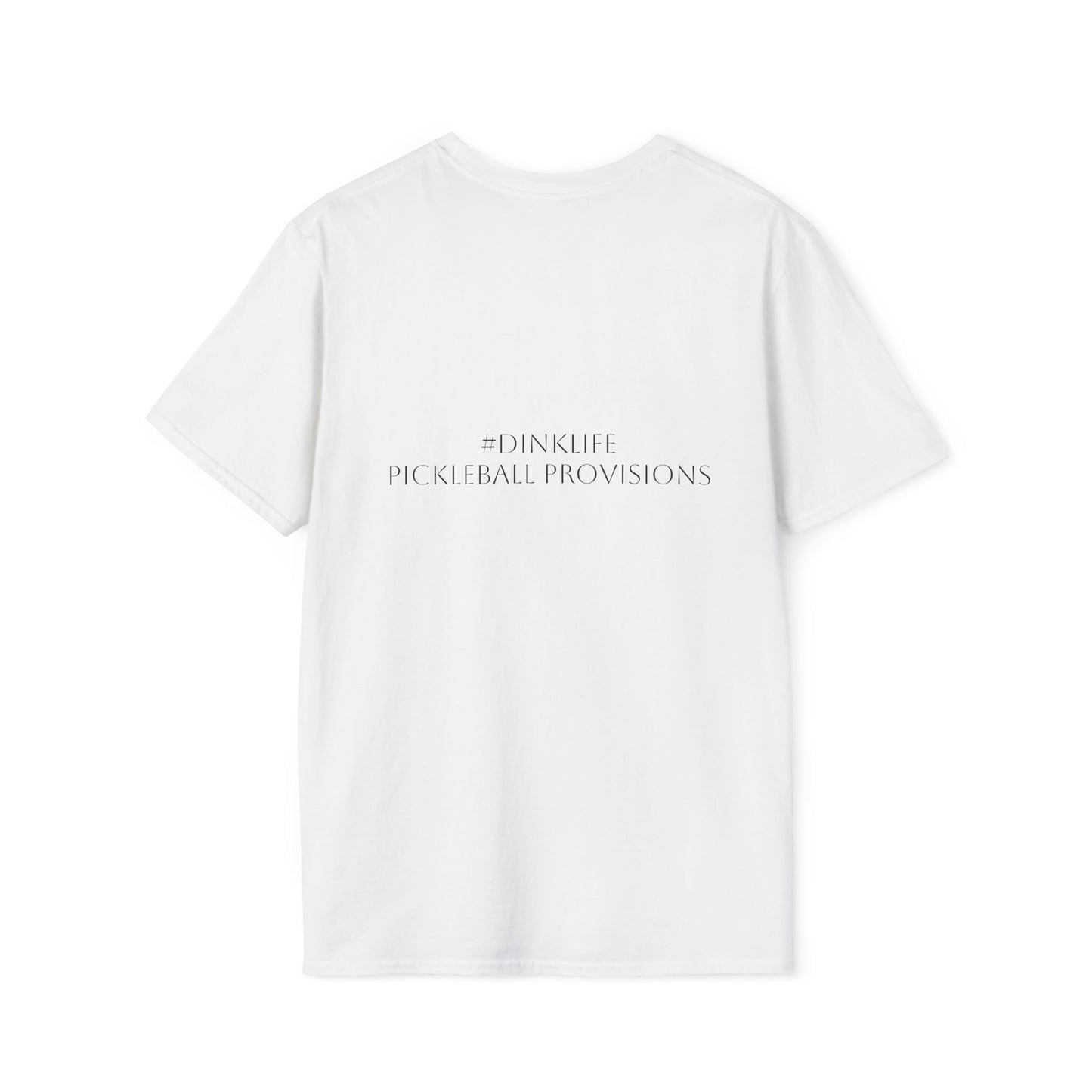 Unisex Softstyle T-Shirt - Dink Responsibly, Fun Casual Wear, Gift for Friends, Drinking Humor Apparel, Everyday Comfort Tee