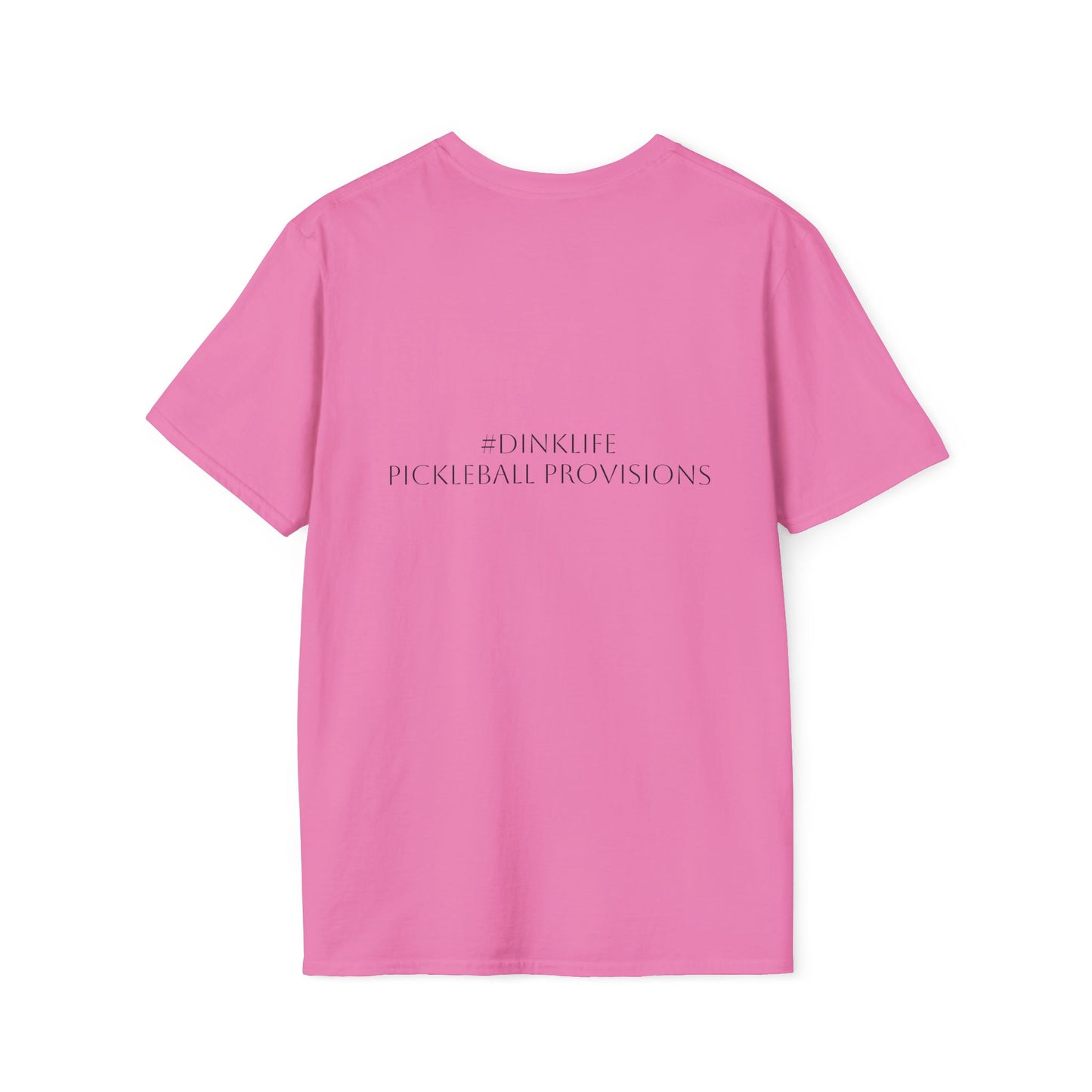 Unisex Softstyle T-Shirt - Dink Responsibly, Fun Casual Wear, Gift for Friends, Drinking Humor Apparel, Everyday Comfort Tee