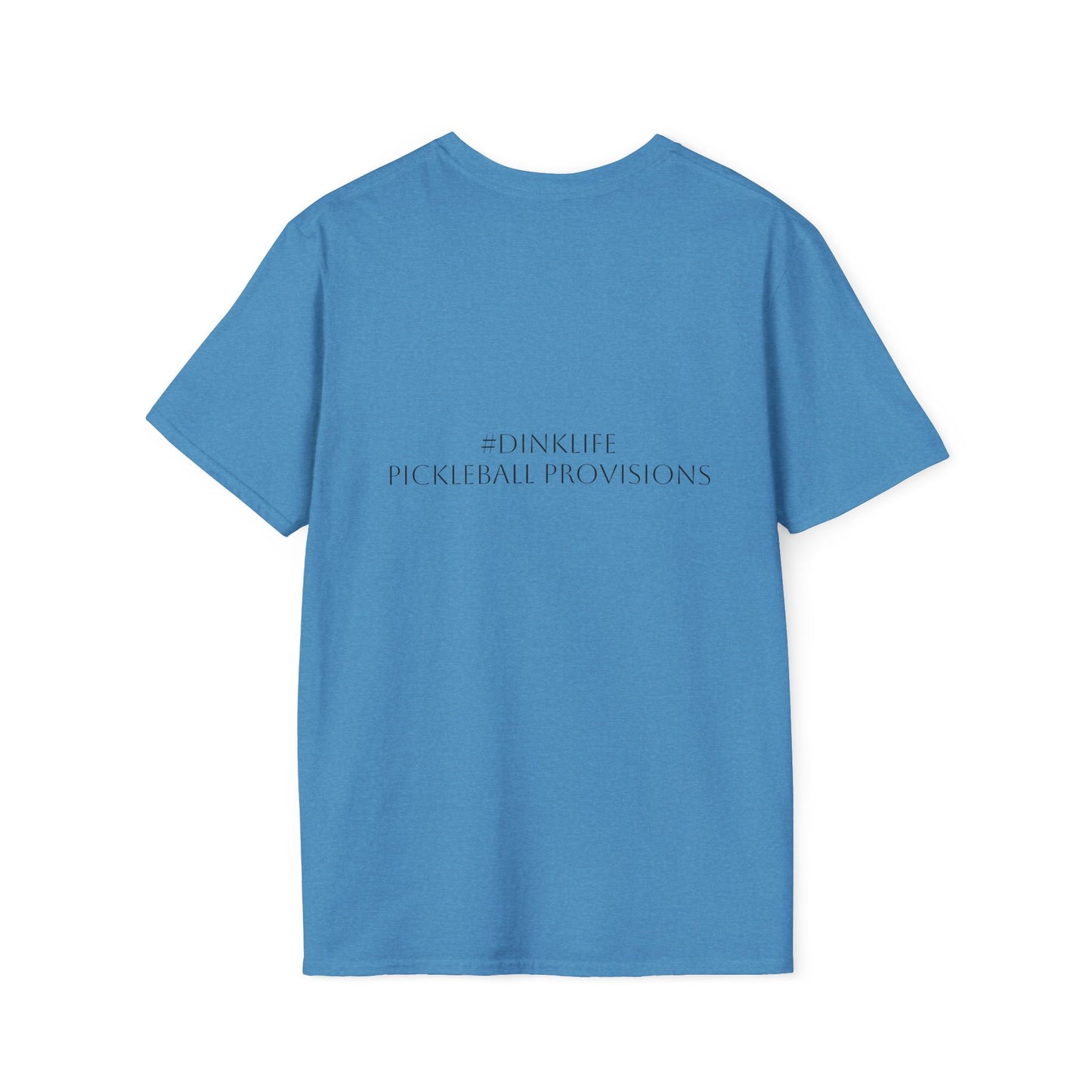 Unisex Softstyle T-Shirt - Dink Responsibly, Fun Casual Wear, Gift for Friends, Drinking Humor Apparel, Everyday Comfort Tee