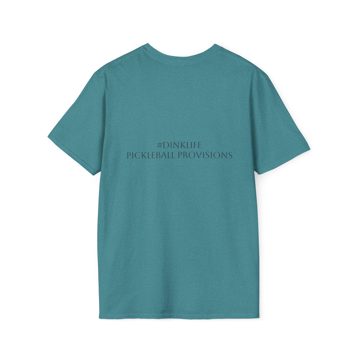 Unisex Softstyle T-Shirt - Dink Responsibly, Fun Casual Wear, Gift for Friends, Drinking Humor Apparel, Everyday Comfort Tee