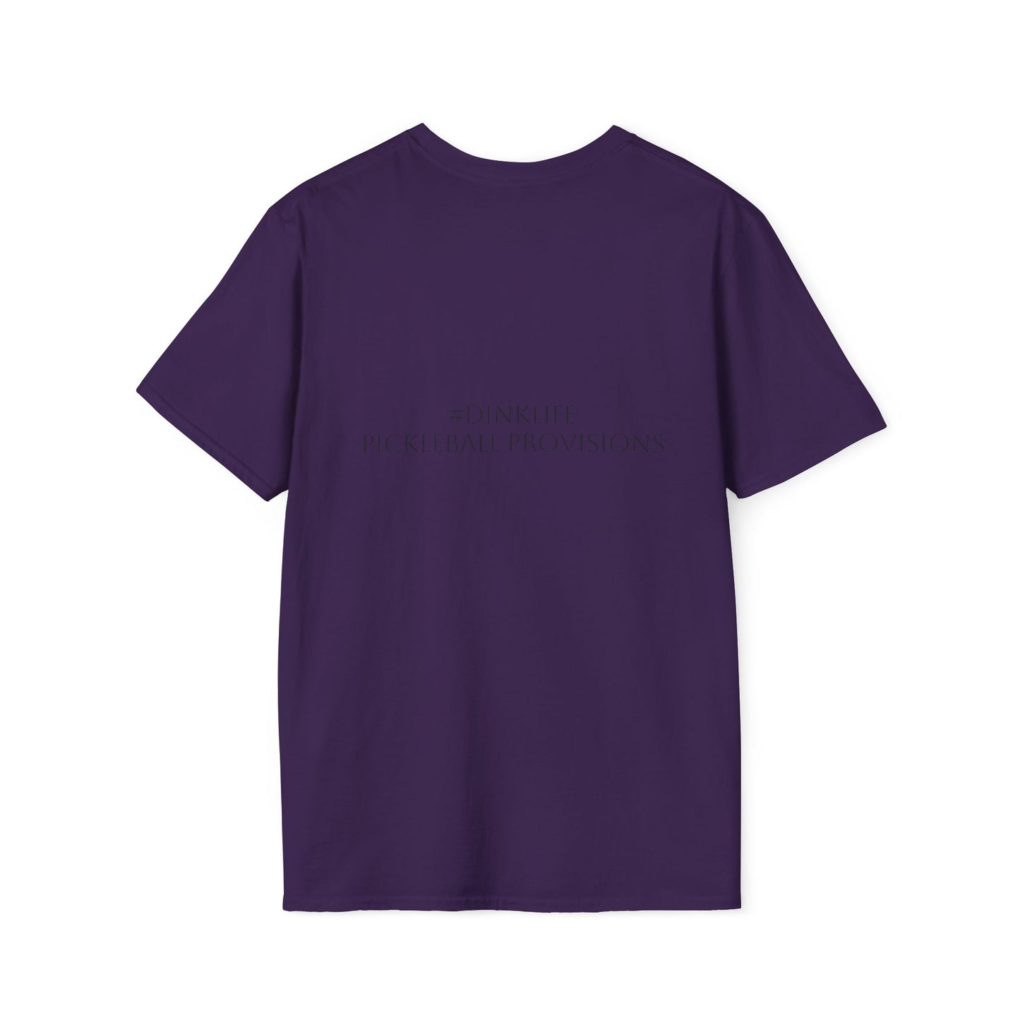 Unisex Softstyle T-Shirt - Dink Responsibly, Fun Casual Wear, Gift for Friends, Drinking Humor Apparel, Everyday Comfort Tee
