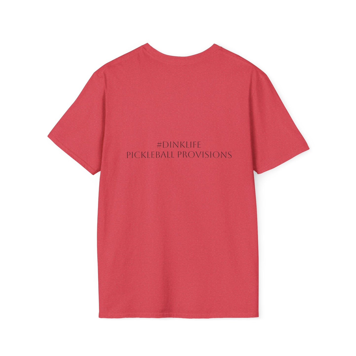 Unisex Softstyle T-Shirt - Dink Responsibly, Fun Casual Wear, Gift for Friends, Drinking Humor Apparel, Everyday Comfort Tee
