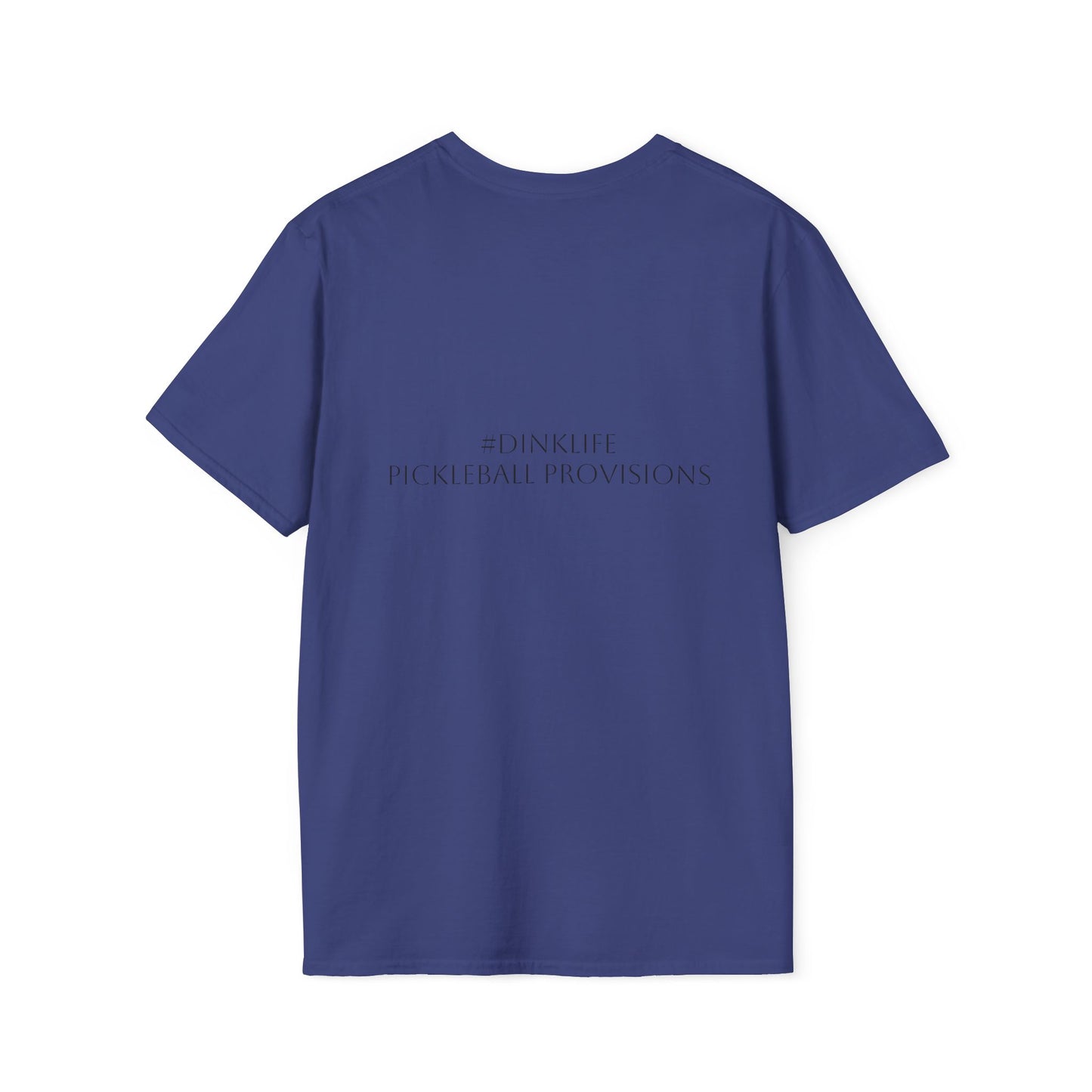 Unisex Softstyle T-Shirt - Dink Responsibly, Fun Casual Wear, Gift for Friends, Drinking Humor Apparel, Everyday Comfort Tee