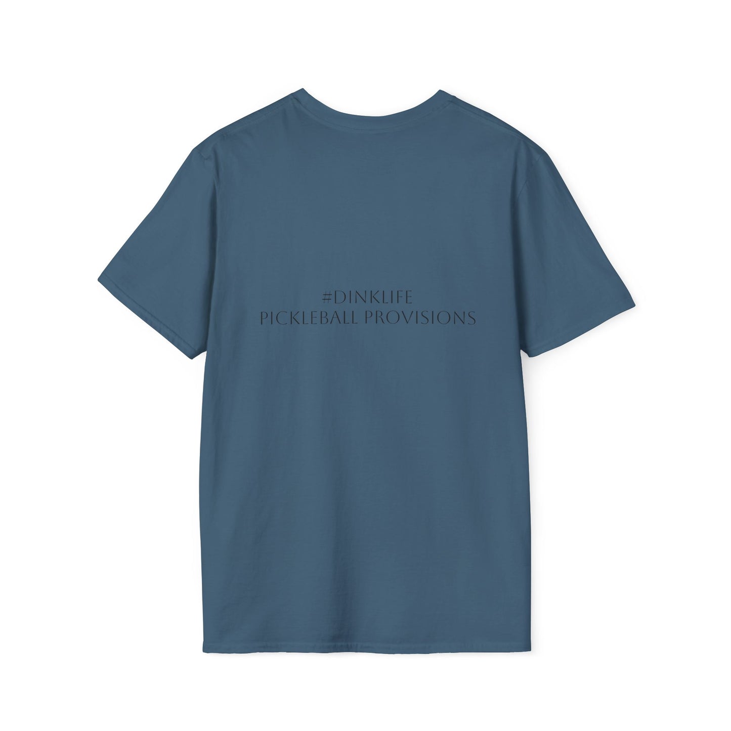 Unisex Softstyle T-Shirt - Dink Responsibly, Fun Casual Wear, Gift for Friends, Drinking Humor Apparel, Everyday Comfort Tee
