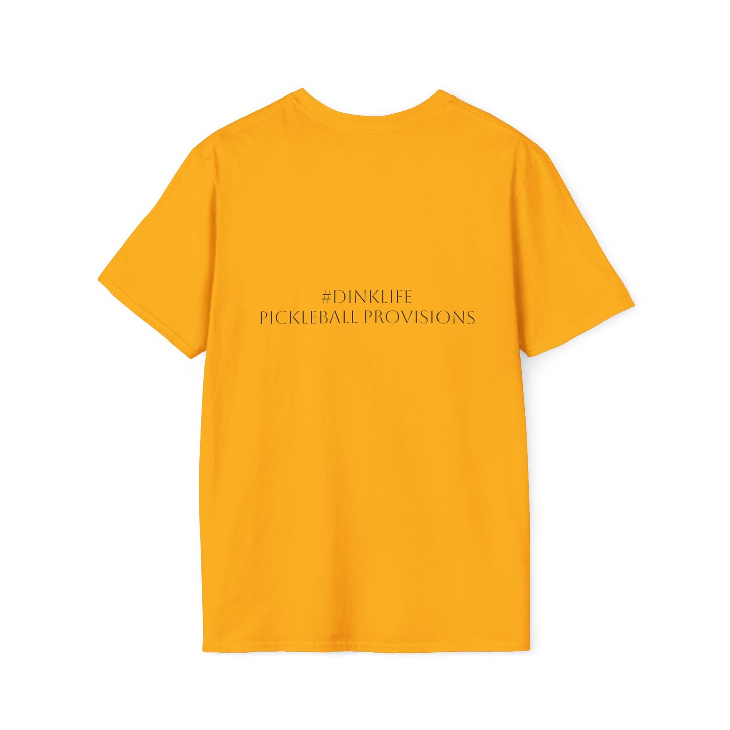 Unisex Softstyle T-Shirt - Dink Responsibly, Fun Casual Wear, Gift for Friends, Drinking Humor Apparel, Everyday Comfort Tee