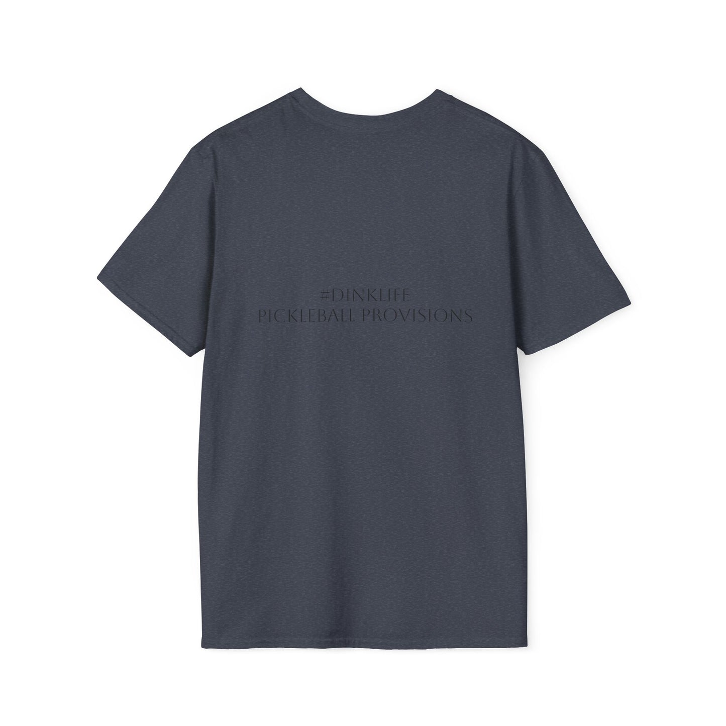 Unisex Softstyle T-Shirt - Dink Responsibly, Fun Casual Wear, Gift for Friends, Drinking Humor Apparel, Everyday Comfort Tee