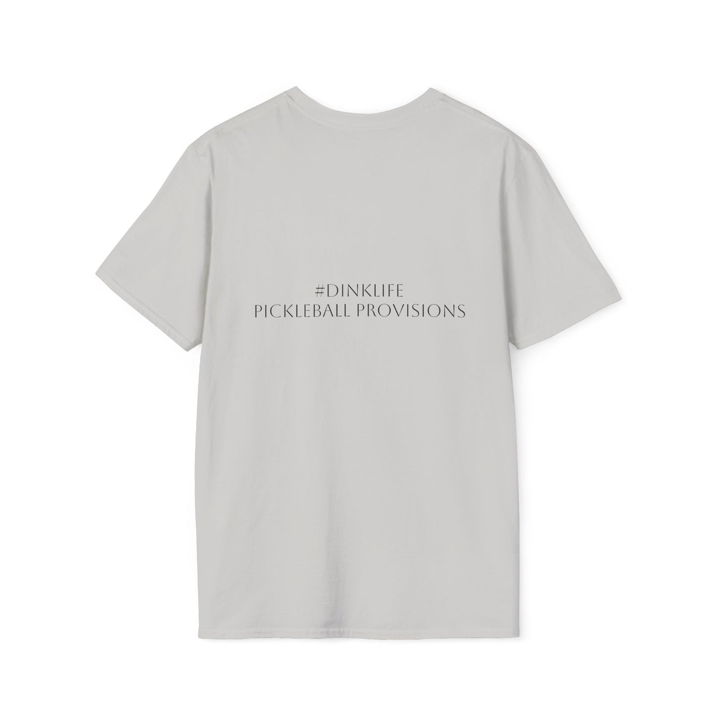 Unisex Softstyle T-Shirt - Dink Responsibly, Fun Casual Wear, Gift for Friends, Drinking Humor Apparel, Everyday Comfort Tee